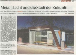 Bericht in Die Presse Fonatsch