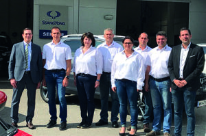 Doris Bracher PR für SsangYong bei Kuntner Hintergräber