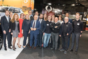 SsangYong-Team auf der Vienna Autoshow